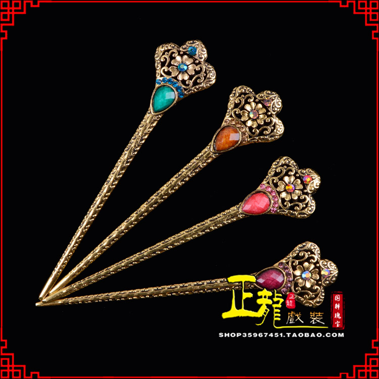 康头饰老旦青衣员外夫人簪子 老旦发簪