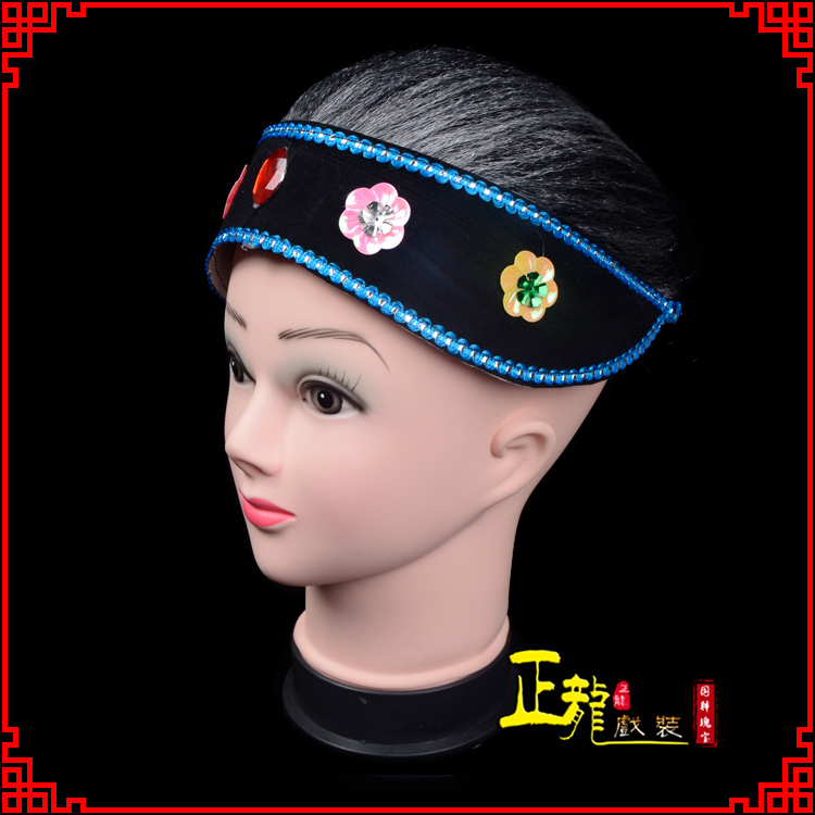 康老旦媒婆穷老太婆假发套 老旦头套