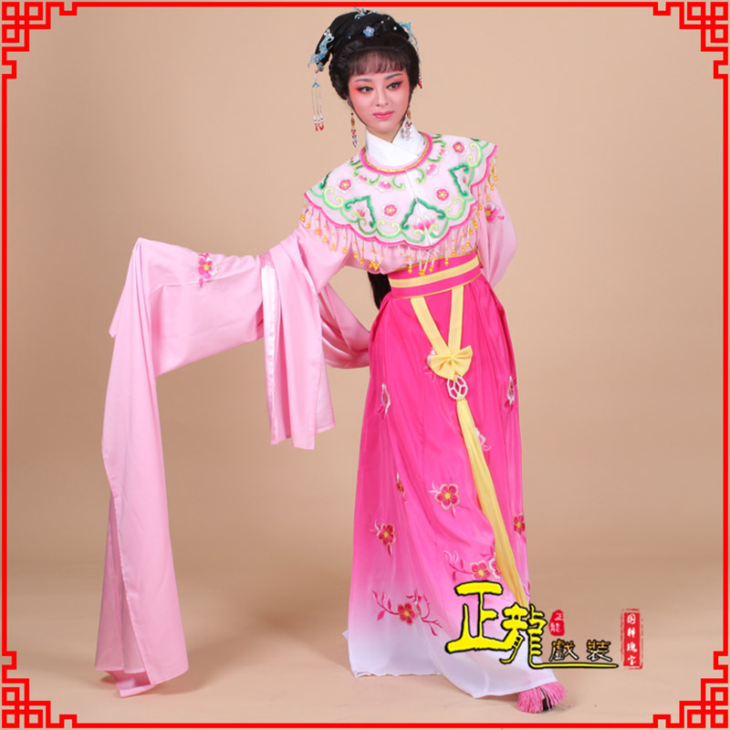 康水袖青衣练功花旦服 梅花古装衣